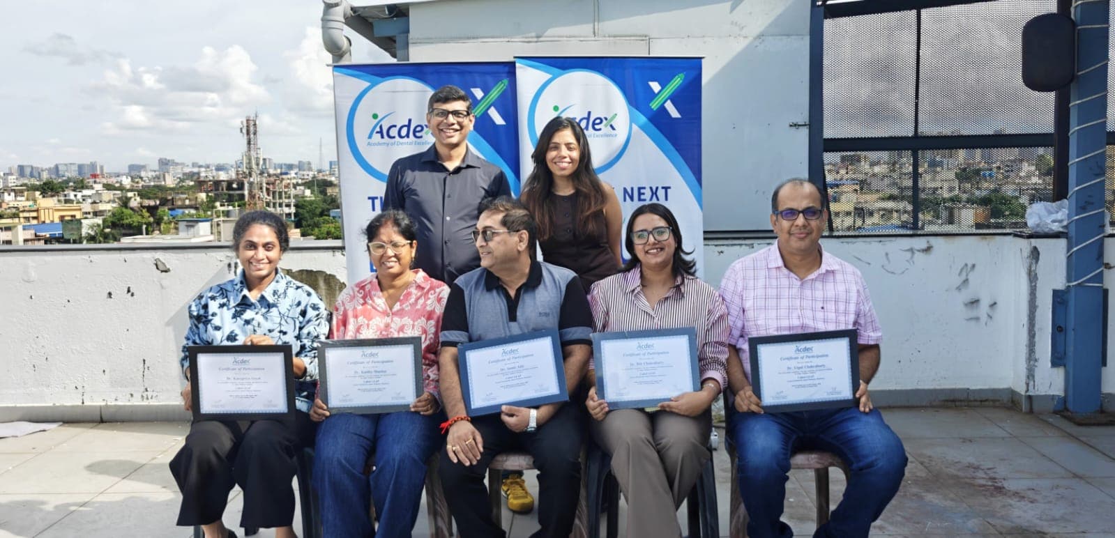 Dr. Utpal Chakraborty with fellow dentists at the ACDEX Pedodontia (LEAP) Workshop, August 2026
